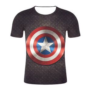 New Summer Marvel Avengers 3D Printed Ironman T Shirt