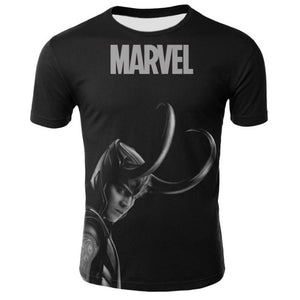 2018 Marvel Avengers 3 Iron Man 3D Print T-shirt