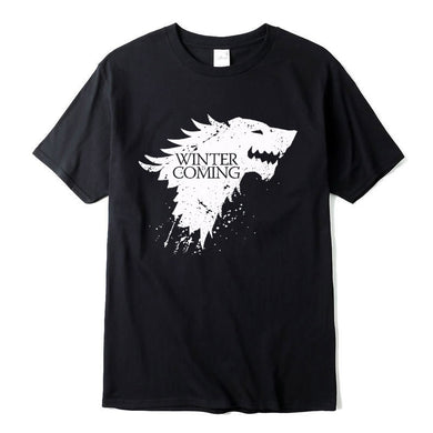 Stark cotton short sleeve Game of Thrones Men T-shirt