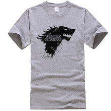 Load image into Gallery viewer, Stark cotton short sleeve Game of Thrones Men T-shirt