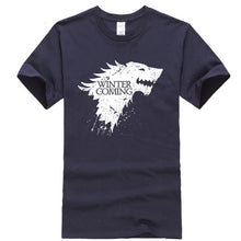 Load image into Gallery viewer, Stark cotton short sleeve Game of Thrones Men T-shirt