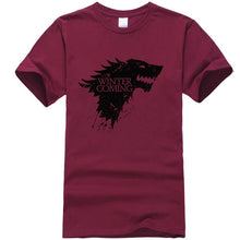 Load image into Gallery viewer, Stark cotton short sleeve Game of Thrones Men T-shirt