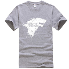 Load image into Gallery viewer, Stark cotton short sleeve Game of Thrones Men T-shirt