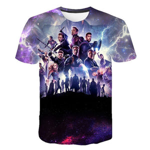 2019 New design t shirt men/women marvel Avengers Endgame 3D